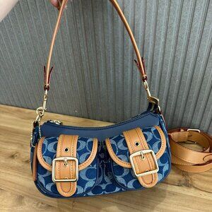 NWT COACH Ashton Bag In Signature Denim crossbody